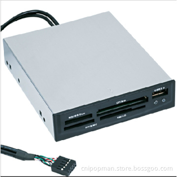 Hot Selling, 35-in-One Card Reader, with 2 LEDs and 1 USB Port, I-Cr-PC02